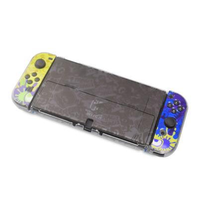 Hülle Case Kompatibel mit Nintendo Switch OLED Konsole Joycons Splatoon  #2