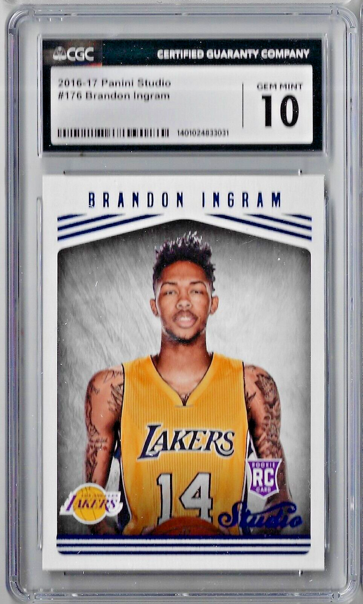 その他 Panini Studio Brandon Ingram 2016 Panini Studio Brandon Ingram Rookie RC #176 PSA 9 Mint