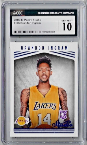 2016 Panini Studio Brandon Ingram Portrait CGC 10  RC Lakers