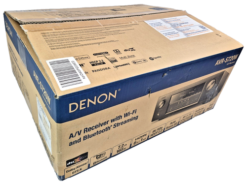 New In Open Box Denon Model AVR-S720W AV Receiver 7.2-Channel Dolby Atmos