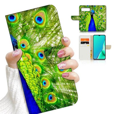 ( For Google Pixel 8 Pro ) Wallet Flip Case Cover AJ23852 Peacock