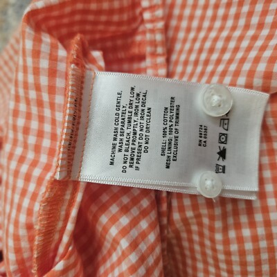 Columbia Clemson Tigers – Chemise Pêche Grand Homme – Football Preppy – Taille L
