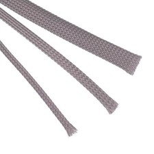 Grey Expandable Braided Cable Sleeving 3-50mm Wire Harness, Auto, Sheathing