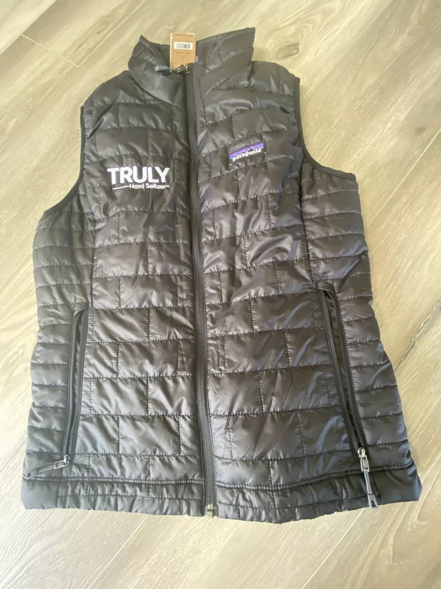 Patagonia Women s Puffer Vest w Random Logo Truly Hard Seltzer