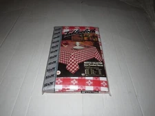 Vintage 1986 Maytex Mills Hostess Collection Deluxe Flannelback Vinyl Tablecloth