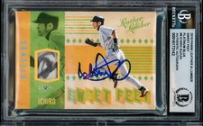 Ichiro Suzuki 2019 Leather & Lumber Card Gem 10 Auto Game Used Relic 1/1 Beckett