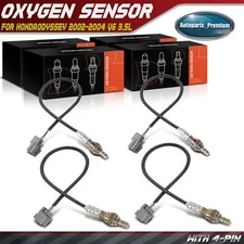 Upstream & Downstream 4x O2 Oxygen Sensors for Honda	Odyssey 2002-2004 V6 3.5L
