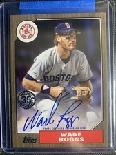 2022 Topps Wade Boggs 1987 Autograph