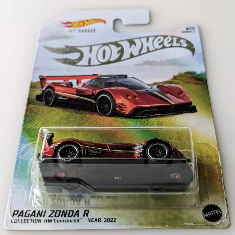 Hot Wheels NFTG Garage Series 7 Pagani Zonda R SR Real Riders Super Rare Sealed - Image 4 of 4
