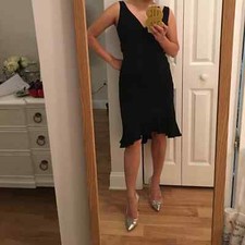 Nine west black dress size 8