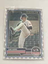 2023 Panini USA Baseball Stars & Stripes ZANE BURNS #23 White Stars 37/99