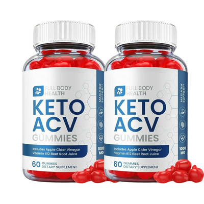 2-Pack Full Body Health Gummies- Full Body Health Keto ACV Gummies - 120 Gummies