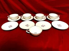Noritake 5790 Rosales Lot Of Creamer & Sugar (5) Tea Cups & (8) Saucers 