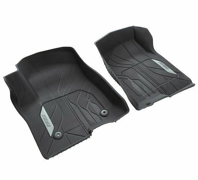 Factory OEM GM Chevrolet Silverado Z71 Floor Mats Liners Pair Two Front