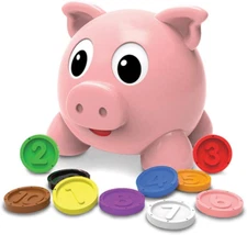 The Learning Journey Learn with Me - Numbers & Colors Pig E Bank - Color and Num