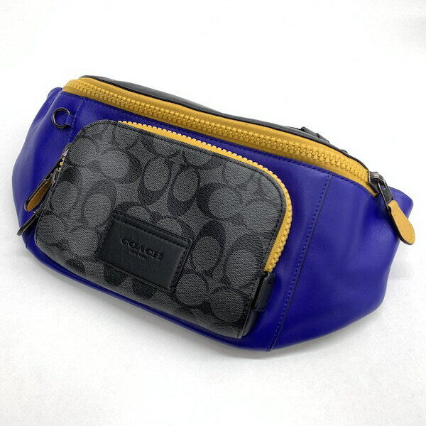 COACH Track Belt Bag In Signature Canvas Body Bag J2121 COACH Track Belt Bag In Signature Canvas Body Bag J2121