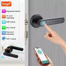 Biometric Fingerprint Digital Keypad Entry Code NFC Smart Door Lock with 2 key
