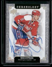 2018-19 Upper Deck Chronology Nick Kypreos Franchise History Autographs