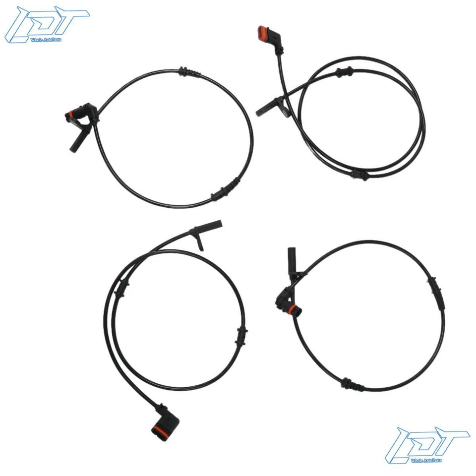 Paquete de 4 sensores de velocidad de rueda ABS para Mercedes-Benz SLK250 SLK300 SLK350 Foto 2 de 4