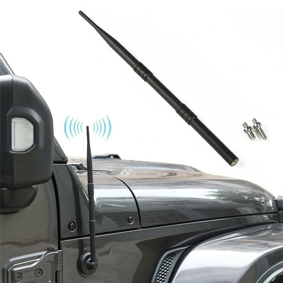 13” Car Radio Antenna for 2007-2021 Jeep Wrangler JK JKU JL JLU Gladiator JT  — 第 3/4 张图片