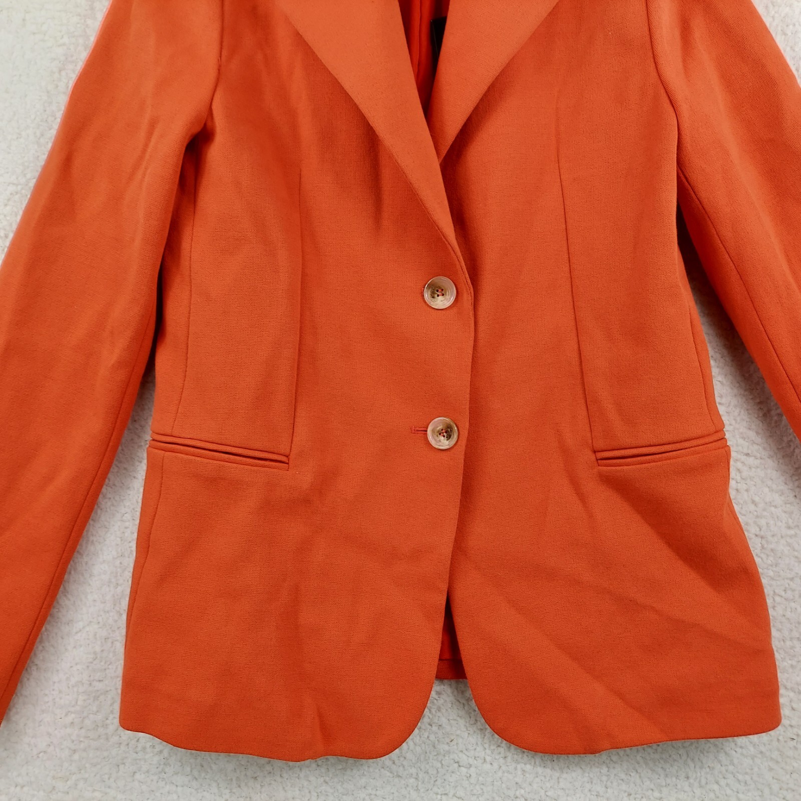 St. John Women's Milano Knit Jacket - Orange - Casual Jackets