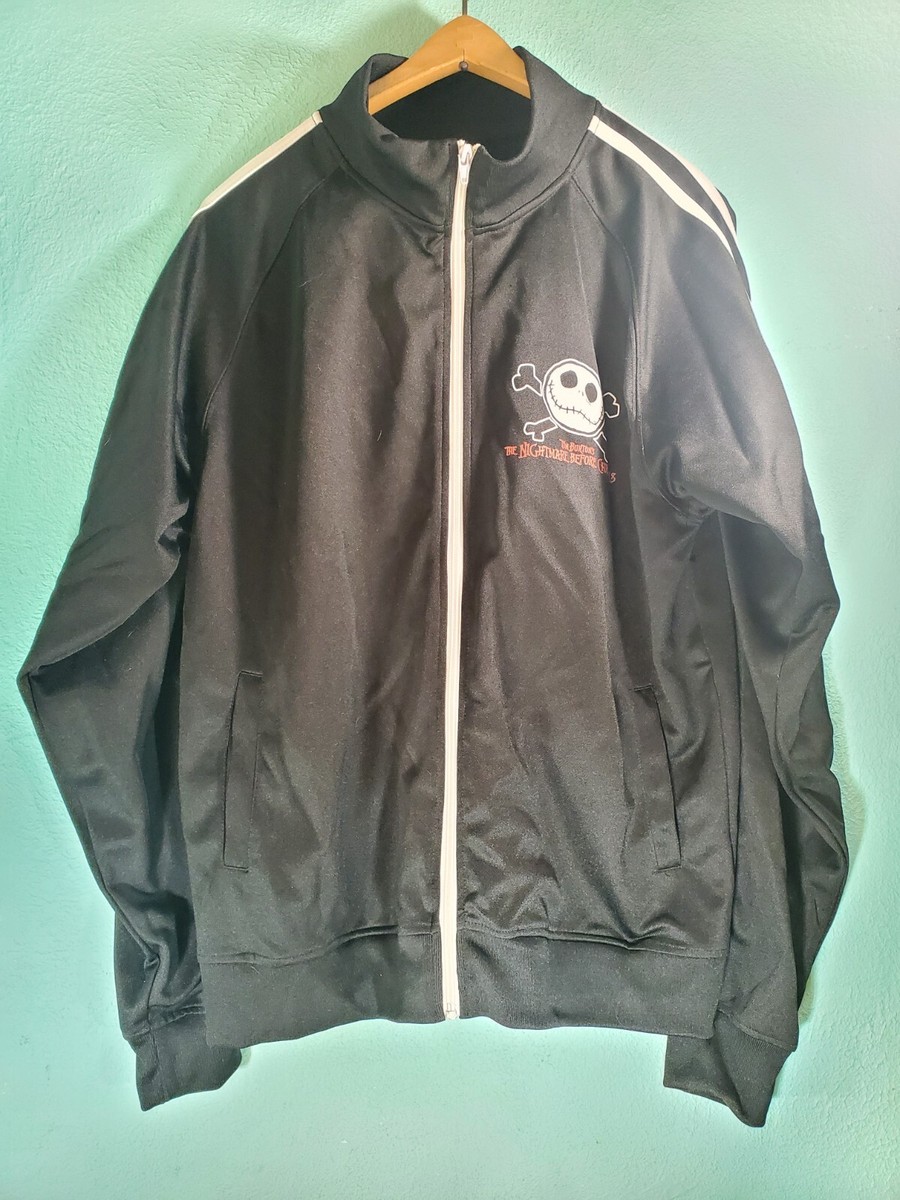 Men's Nightmare Before Christmas Bone Daddy Black Track Men's Nightmare Before Christmas Bone Daddy Black Track