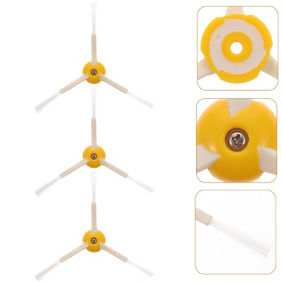  3 Pcs Triangle Side Brush Replacement Cleaning Robot Accessory