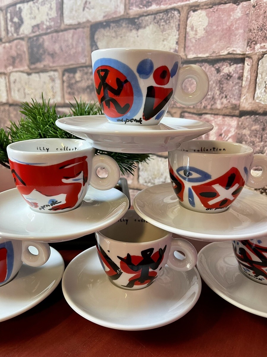 Illy Art Collection A.R. Penck 1997 Set 6 Tazzine - Collezionismo In vendita a Como