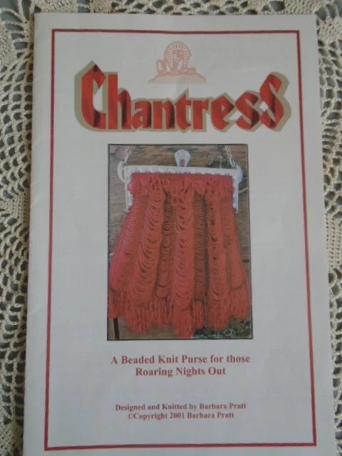 Barbara Pratt Victorian Beaded Knit Purse Patterns lot of 3 - Image 2 of 4