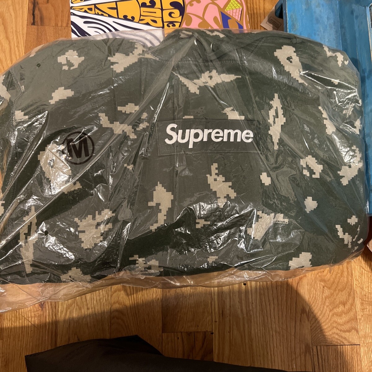 トップス 21FW Box Logo Hooded Sweat Russian Camo Supreme Box Logo Hooded Sweatshirt (FW21) Olive Russian Camo