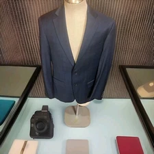 Walter Morton Suit Size 40 R Blue 2 Button NWT 