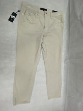 Tommy Hilfiger Misses Women's 14 Tribeca Stretch Premium Skinny Corduroy Cream