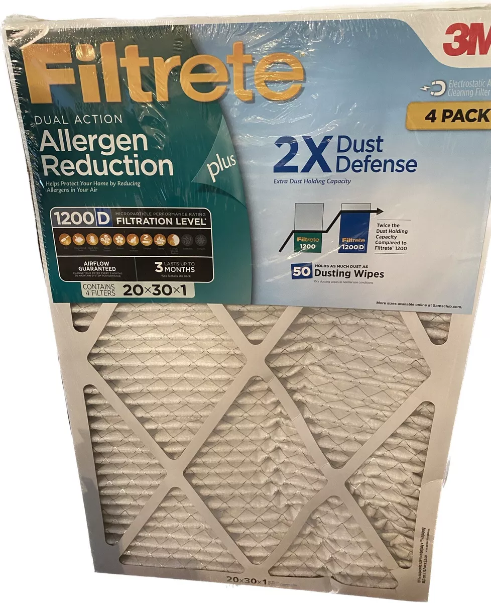 Filtrete allergen reduction plus 2024 2x dust defense filter
