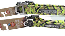 Arcadia Trail Dog Collar Blue and Yellow Paracord collar S or XL