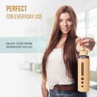 Lot of 24 Glass and Bamboo 18.6 oz BPA-Free Water Bottles