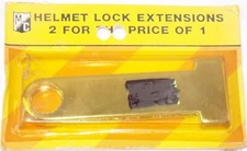 MC ENTERPRISES 2 HELMET STEEL LOCK EXTENSIONS 492