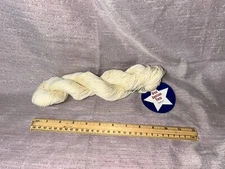 Great American Yarns Rapture White  50 % Silk 50% Wool 50g 72 yards Made in USA