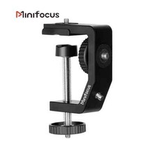 C Type Mount Clamp Desktop Camera Holder Clip for LED Video Light Camera Tripod