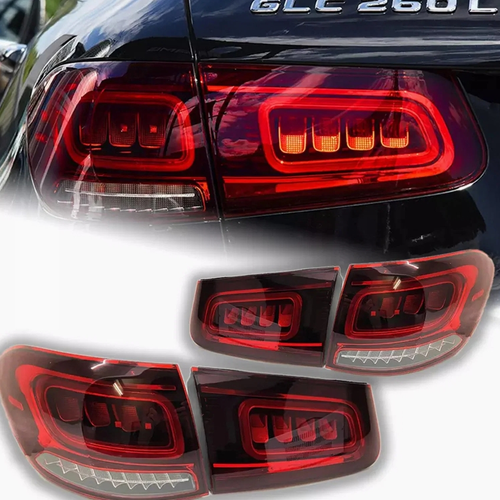 Pair Tail Light Assembly Upgrade For Mercedes-Benz GLC-Class X253 2016-2019 Lamp - Picture 8 of 8