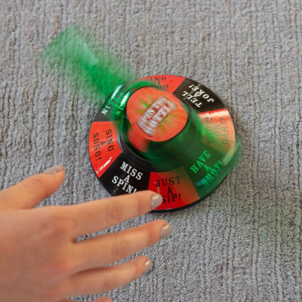 Funtime BA7500 Spin the Bottle Drinking Game, Green