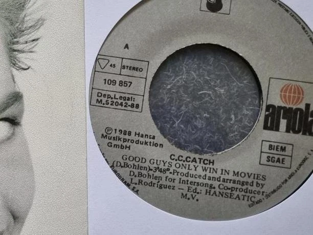 C.C. Catch - Good guys only win in movies 7'' Single SPAIN - Image 3 of 4