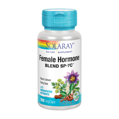 Solaray Female Hormone Blend SP-7C | 100 VegCaps, 50 Serv.