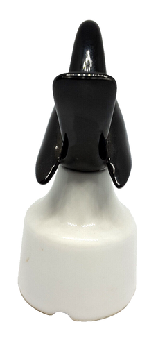 Vintage Royal Worcester Pie Vogel schwarz & weiß Trichter 2 Stück Kunst Kitchenalia - Bild 2 von 5