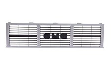 Am Front Grille Silver Gray For 85-88 Gmc Ck Jimmy 87-88 Rv Pickup Dual Lamp