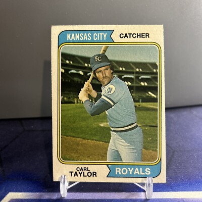 1974 Topps Baseball Carl Taylor Kansas City Royals #627 | eBay