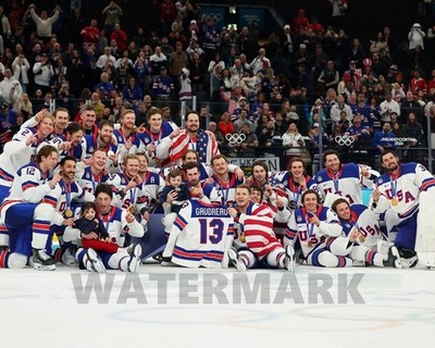 2026 USA MENS HOCKEY TEAM 16x20 Photo Gold Medal Print Milano Cortina Poster