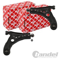 2X febi Querlenker Satz Unten Vorne Passend FÜR Chevrolet Aveo Daewoo Kalos