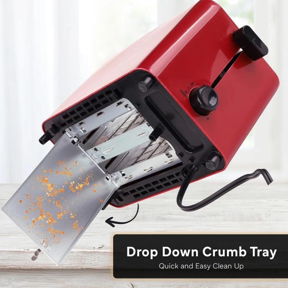 2-Slice Toaster Cool Touch with Extra Wide Slots For Bread, Bagels & Waffle w... - Image 4 of 4