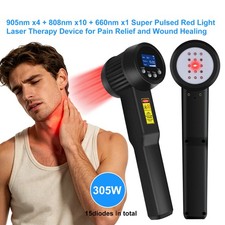 305W LLLT Cold Laser Red Light Therapy Device for Home Use 660nm 808nm 905nm