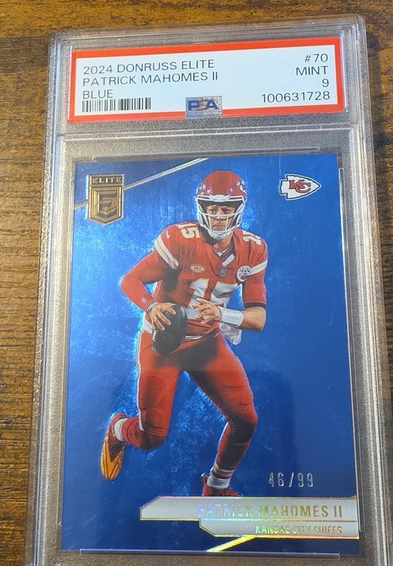 2024 Panini Donruss Elite - Patrick Mahomes II #70 Blue /99